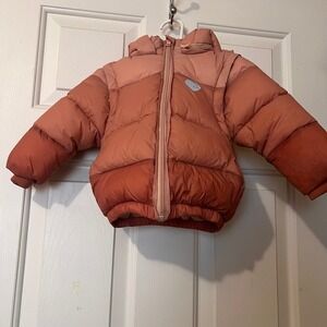 MORI Waterproof Padded 3-in-1 Coat - Blush - 6-12 months